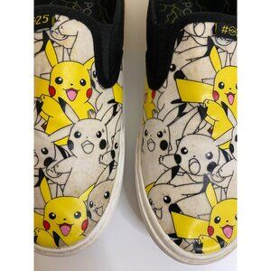 POKÉMON Pikachu Canvas‎ Slip-On  Sneakers Men US 8 Black/Yellow EU 40.5 Shoes